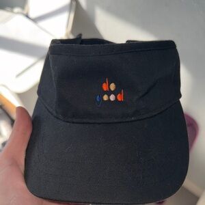 “do good” Colorful Visor with Embroidered Design- Black